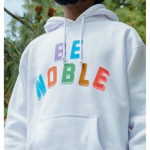 Mitchell & Ness, Be Noble Notorious‎ BIG Collab Hoodie, White, Small, NWT